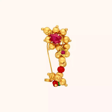 22 KT Gold Nose Pin